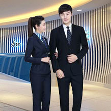 條紋改良平駁時尚職業(yè)套裝FX04