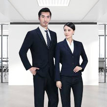 藏藍(lán)色平駁領(lǐng)職業(yè)套裝FX22