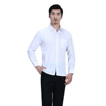 白色職業(yè)款男士襯衫ZL010