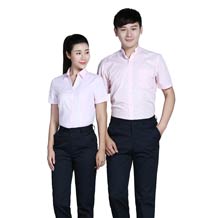 時(shí)尚短袖翻領(lǐng)襯衫ZL015