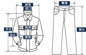 如何測量工作服尺碼